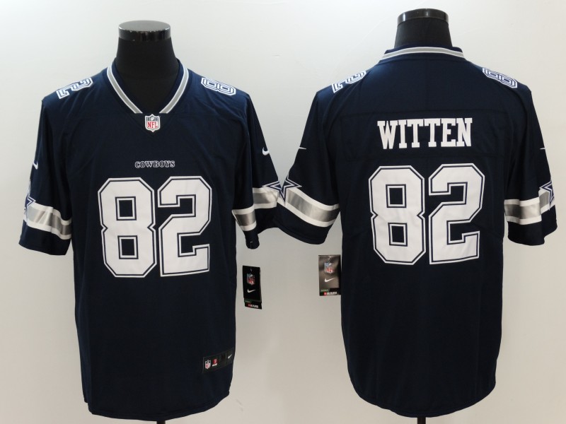 Men's Dallas Cowboys Jason Witten #82 Navy Jersey